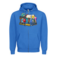 True Royal teachers change the world Zipper Hoodie - Zillion Design Studio