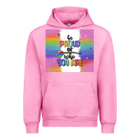 Fuchsia Pink be proud of who you are Urban Hoodie - MaliasSmallBusiness