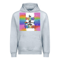 Heather Grey be proud of who you are Urban Hoodie - MaliasSmallBusiness