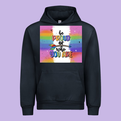 Be Proud Of Who You Are Urban Hoodie Designed By Maliassmallbusiness