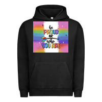 Pigment Black be proud of who you are Urban Hoodie - MaliasSmallBusiness