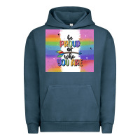 Pigment Midnight Navy be proud of who you are Urban Hoodie - MaliasSmallBusiness