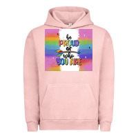Pigment Salmon be proud of who you are Urban Hoodie - MaliasSmallBusiness