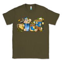 Army Green louisiana coffee cups Classic Tee - texasbilliewilder