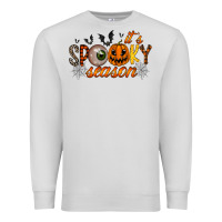 Dove Grey spooky season Premium Sweatshirt - RacoonDesign