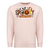 Pale Pink spooky season Premium Sweatshirt - RacoonDesign