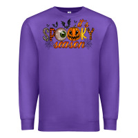 Purple spooky season Premium Sweatshirt - RacoonDesign