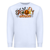 White spooky season Premium Sweatshirt - RacoonDesign
