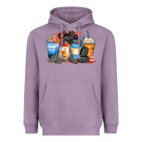 Lavender monster truck coffee cups Heavyweight Hoodie - Zillion Design Studio