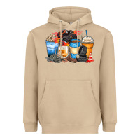 Mushroom monster truck coffee cups Heavyweight Hoodie - Zillion Design Studio