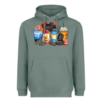 Sage monster truck coffee cups Heavyweight Hoodie - Zillion Design Studio