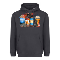 Smoke monster truck coffee cups Heavyweight Hoodie - Zillion Design Studio