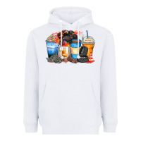 White monster truck coffee cups Heavyweight Hoodie - Zillion Design Studio