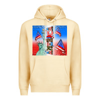 Pina Colada american flag  and america Premium Hoodie - AdoDesignShop