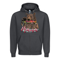Smoke Mother's Day Mama Bear Hunting Fish Zipper Hoodie - RanaPortraitStore