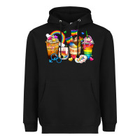 Pride Coffee Cups Heavyweight Hoodie | Teevron