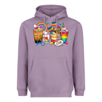 Lavender pride coffee cups Heavyweight Hoodie - Zillion Design Studio