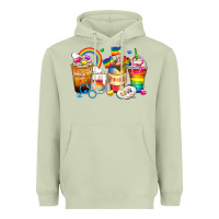 Matcha pride coffee cups Heavyweight Hoodie - Zillion Design Studio
