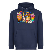 Navy pride coffee cups Heavyweight Hoodie - Zillion Design Studio