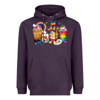 Plum pride coffee cups Heavyweight Hoodie - Zillion Design Studio