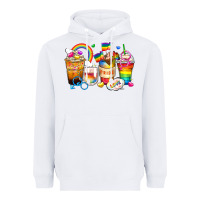 White pride coffee cups Heavyweight Hoodie - Zillion Design Studio