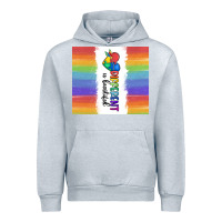 Heather Grey different is beautiful Urban Hoodie - MaliasSmallBusiness