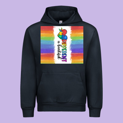 Different Is Beautiful Urban Hoodie Designed By Maliassmallbusiness