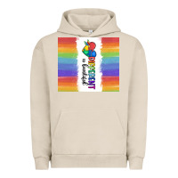Pigment French Oak different is beautiful Urban Hoodie - MaliasSmallBusiness