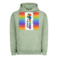 Pigment Oil Green different is beautiful Urban Hoodie - MaliasSmallBusiness