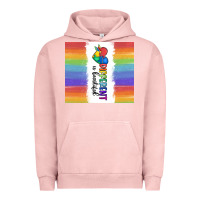 Pigment Salmon different is beautiful Urban Hoodie - MaliasSmallBusiness