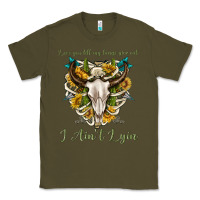 Army Green love you till my lungs give out i aint lying Classic Tee - texasbilliewilder