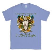 Colony Blue love you till my lungs give out i aint lying Classic Tee - texasbilliewilder