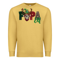 Antique Gold papa elf skull Premium Sweatshirt - FaDigitalArtStudio