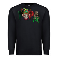 Black papa elf skull Premium Sweatshirt - FaDigitalArtStudio