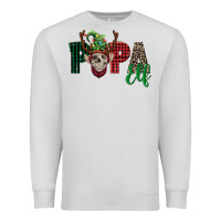 Dove Grey papa elf skull Premium Sweatshirt - FaDigitalArtStudio