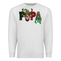Oatmeal Heather papa elf skull Premium Sweatshirt - FaDigitalArtStudio