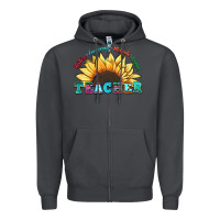 Smoke teacher sunflower listen encourage motivate inspir Zipper Hoodie - Zillion Design Studio