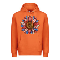 Carrot American Flag Sunflower Premium Hoodie - LillyAllenDesigns
