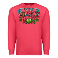 Cardinal summer mom Premium Sweatshirt - CowhideDigitalArt