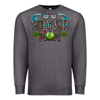 Charcoal Heather summer mom Premium Sweatshirt - CowhideDigitalArt