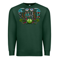 Sports Green summer mom Premium Sweatshirt - CowhideDigitalArt