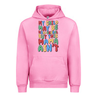 Fuchsia Pink my child may be non verbal but this mama ain't Urban Hoodie - MaliasSmallBusiness