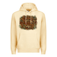 Pina Colada leopard leather turquoise background Premium Hoodie - RanaPortraitStore