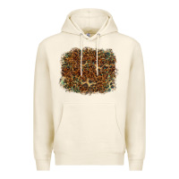 Tofu leopard leather turquoise background Premium Hoodie - RanaPortraitStore