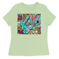 Matcha nurse tumbler Ladies Tee - BarkalooDesign