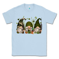 Dusty Blue hunter gnomes Classic Tee - Zillion Design Studio