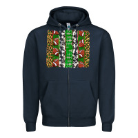 Navy football brush strokes Zipper Hoodie - texasbilliewilder
