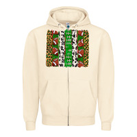 Sandshell football brush strokes Zipper Hoodie - texasbilliewilder