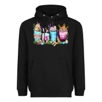 Black rabbit coffee cups Heavyweight Hoodie - Zillion Design Studio