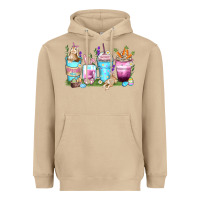 Mushroom rabbit coffee cups Heavyweight Hoodie - Zillion Design Studio